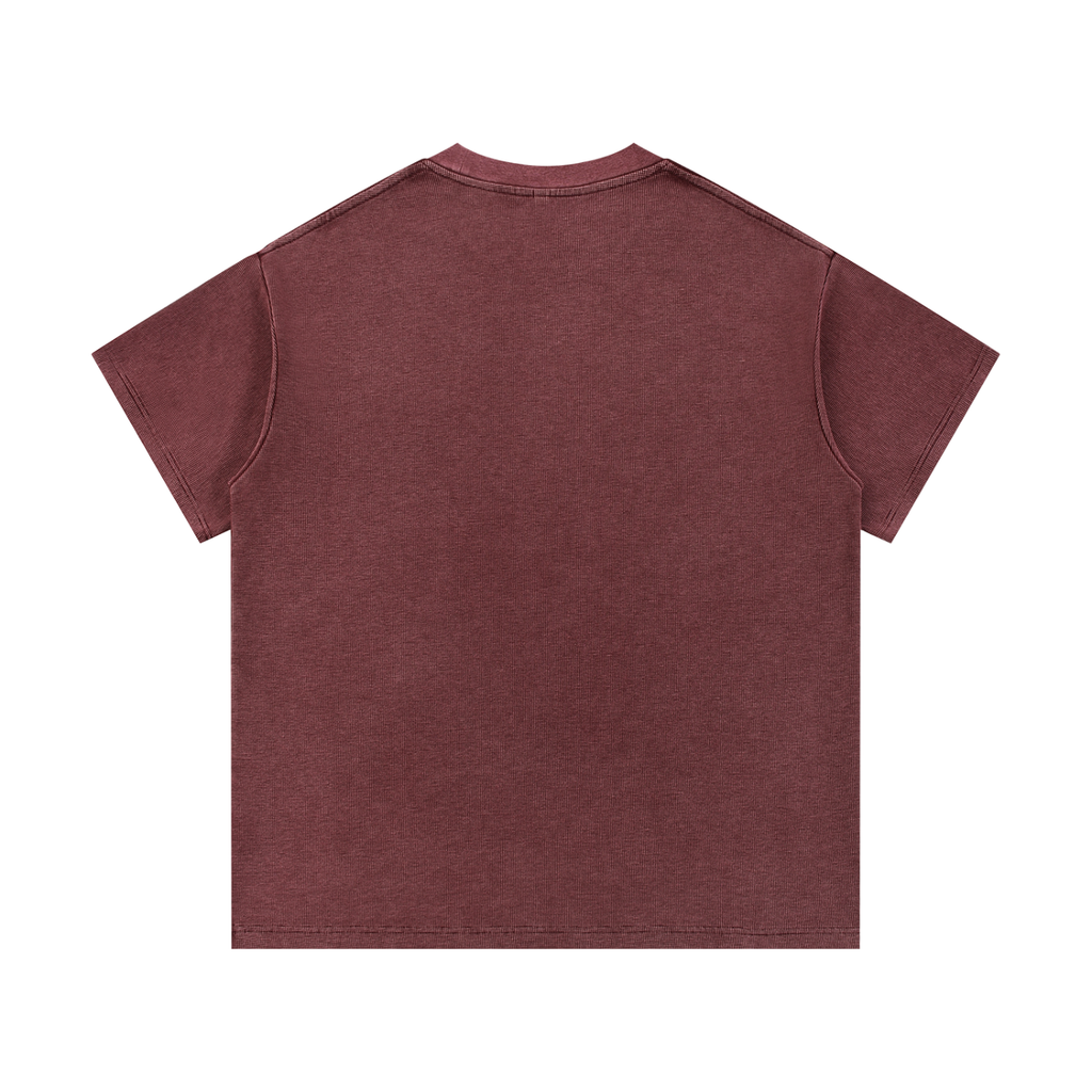 Cosmick-Mineral Wash Waffle Knit T-Shirt