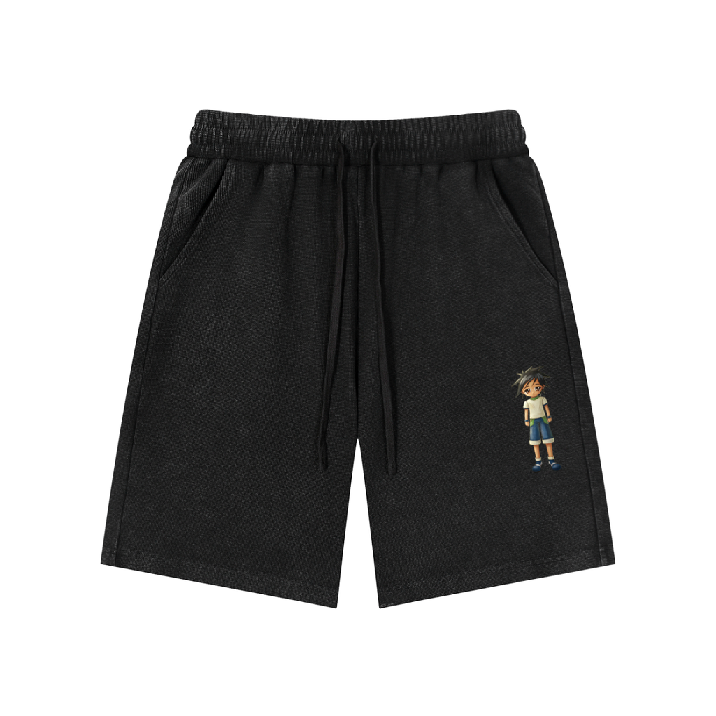 Cosmick Wash Waffle Knit Shorts