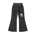 Cosma-Vintage Washed Flared Fleece Pants